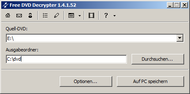 Free DVD Decrypter screenshot